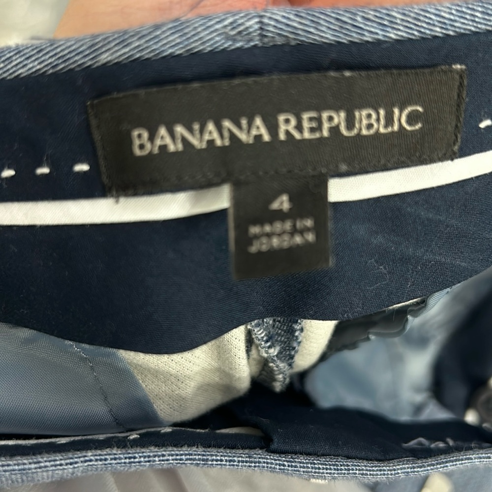 Banana Republic, blue ankle plants